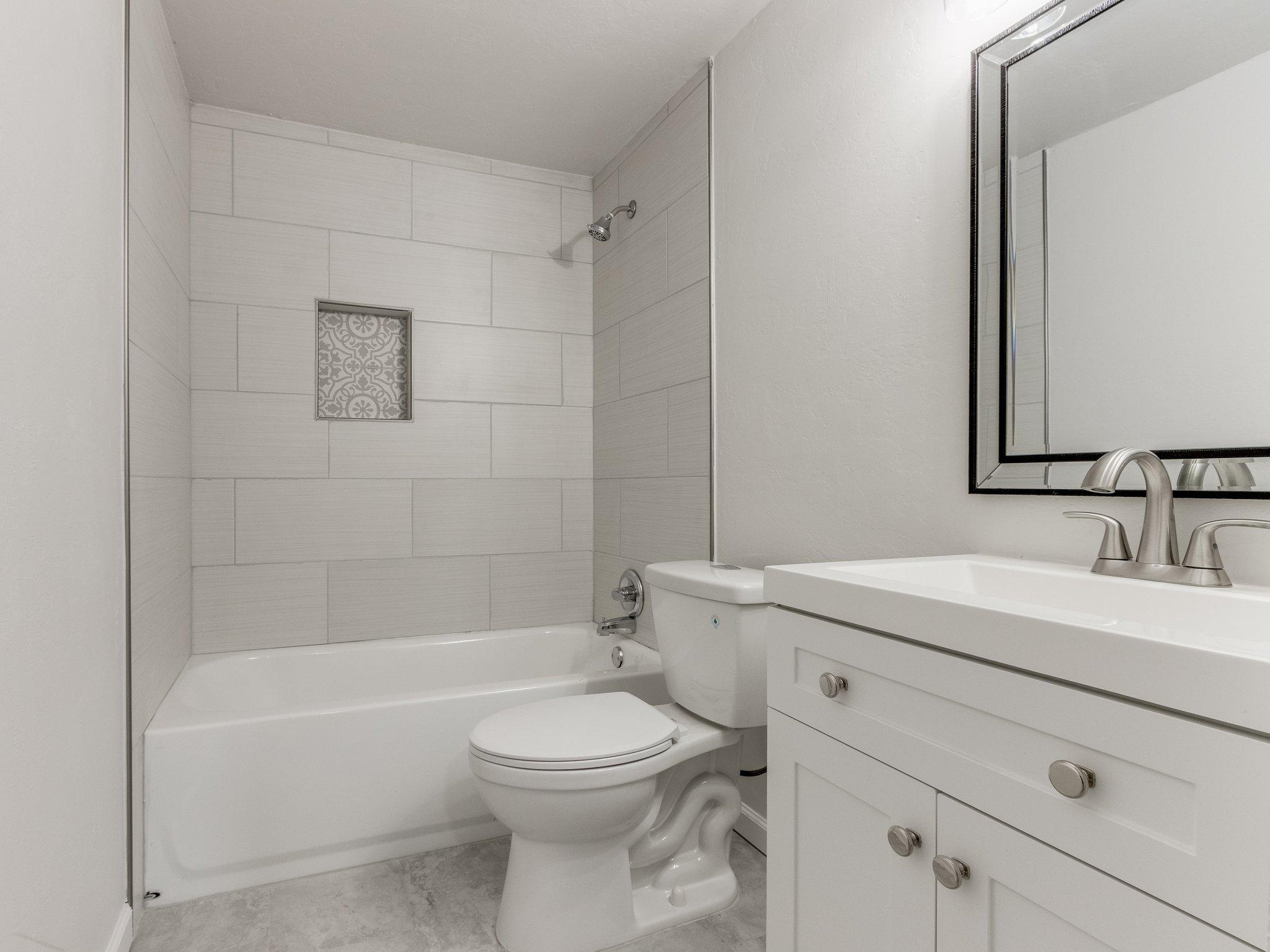 Bathroom after renovation